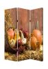 48 X 72 Multi Color Wood Canvas Harvest  Screen