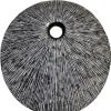 20" Gray Sandstone Round Wall Art