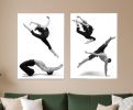 Set Of Two Dancers Unframed Wall Art