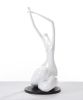 24" White Lass Sculpture