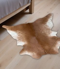 24" X 36" X 1.5" Tan Calfskin - Area Rug