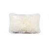 12" X 20" Natural Sheepskin Throw Pillow