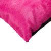 Set of Two 12" X 20" Fuschia Cowhide Throw Pillow