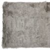 5' X 8' Gray Faux Sheepskin Area Rug