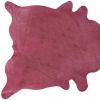 60" X 84" Fuschia Cowhide - Area Rug