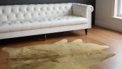 60" X 84" Taupe Cowhide - Area Rug