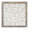 Wood Framed And Metal Laser-Cut Wall Decor