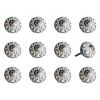 1.5" X 1.5" X 1.5" Blue Cream (Beige) With Silver  Knobs 12 Pack