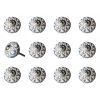 1.5" X 1.5" X 1.5" Blue Cream (Beige) With Silver  Knobs 12 Pack