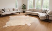 72" X 84" Natural Cowhide  Area Rug