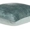 18" X 7" X 18" Transitional Sea Foam Solid Pillow Cover With Poly Insert