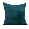 Super Soft Teal Solid Color Decorative Accent Pillow