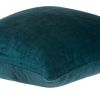 Super Soft Teal Solid Color Decorative Accent Pillow