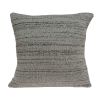 20" X 7" X 20" Southwest Gray Cotton Pillow Cover With Poly Insert