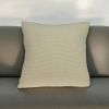 20" X 7" X 20" Beautiful Transitional Tan Pillow Cover With Poly Insert