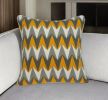 20" X 7" X 20" Multicolor Cotton Pillow Cover With Poly Insert