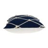 20" X 7" X 20" Nautical Blue Pillow Cover With Poly Insert