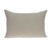 14" X 20" Beige Cotton Throw Pillow