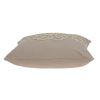 20" X 7" X 20" Stunning Transitional Tan Cotton Pillow Cover With Poly Insert