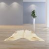 6.5 Ft  Champagne Brindled Cowhide Rug