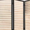 41 X 1.5 X 67 Natural Brown Wood And Metal  Screen