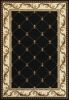 7' X 10'  Polypropylene Black Area Rug