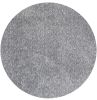 8' Gray Round Hand Woven Area Rug