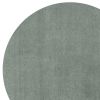 8' Round  Polyester Slate Area Rug