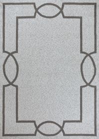 6' X 9'  Uv Treated Polypropylene Oatmeal Area Rug