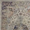 8' X 11' Ivory Machine Woven Floral Medallion Indoor Area Rug