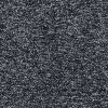 8' X 10' Polyester Black Heather Area Rug