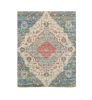 7' X 12' Red Medallion Handmade Area Rug