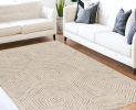 8' X 10'  Wool Ivory  Area Rug