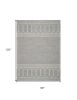 8' X 10'  Wool Grey Area Rug