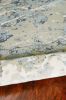 8' X 11' Sand Grey Machine Woven Abstract Watercolor Indoor Area Rug