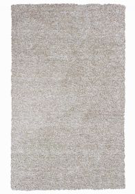 8' X 11' Ivory Heather Indoor Shag Rug