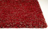 8' X 11' Red Heather Indoor Shag Rug