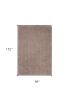 8' X 11' Solid Tan Beige Shag Area Rug