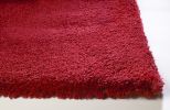 8' X 11'  Solid  Red Shag Area Rug