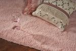 8' X 11' Rose Pink Hand Woven Area Rug