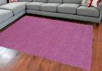 8' X 11'  Bright Hot Pink Shag Area Rug