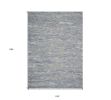 9' X 12' Ocean Blue Hand Tufted Abstract Area Rug