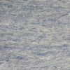 9' X 12' Ocean Blue Hand Tufted Abstract Area Rug