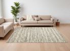 7' X 9'  Wool Grey Area Rug