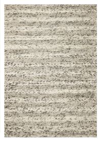 7' X 9'  Wool Grey Area Rug