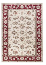 9' X 12'  Polypropylene Ivory Or Red Area Rug