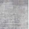 8' X 10' Slate Grey Hand Loomed Abstract Brushstroke Area Rug