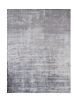 8' X 10' Slate Grey Hand Loomed Abstract Brushstroke Area Rug