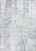 8' X 10' Dew Grey Hand Loomed Abstract Brushstroke Area Rug