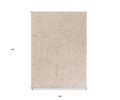 9' X 12' Sand Beige Wool Geometric Hand Tufted Area Rug